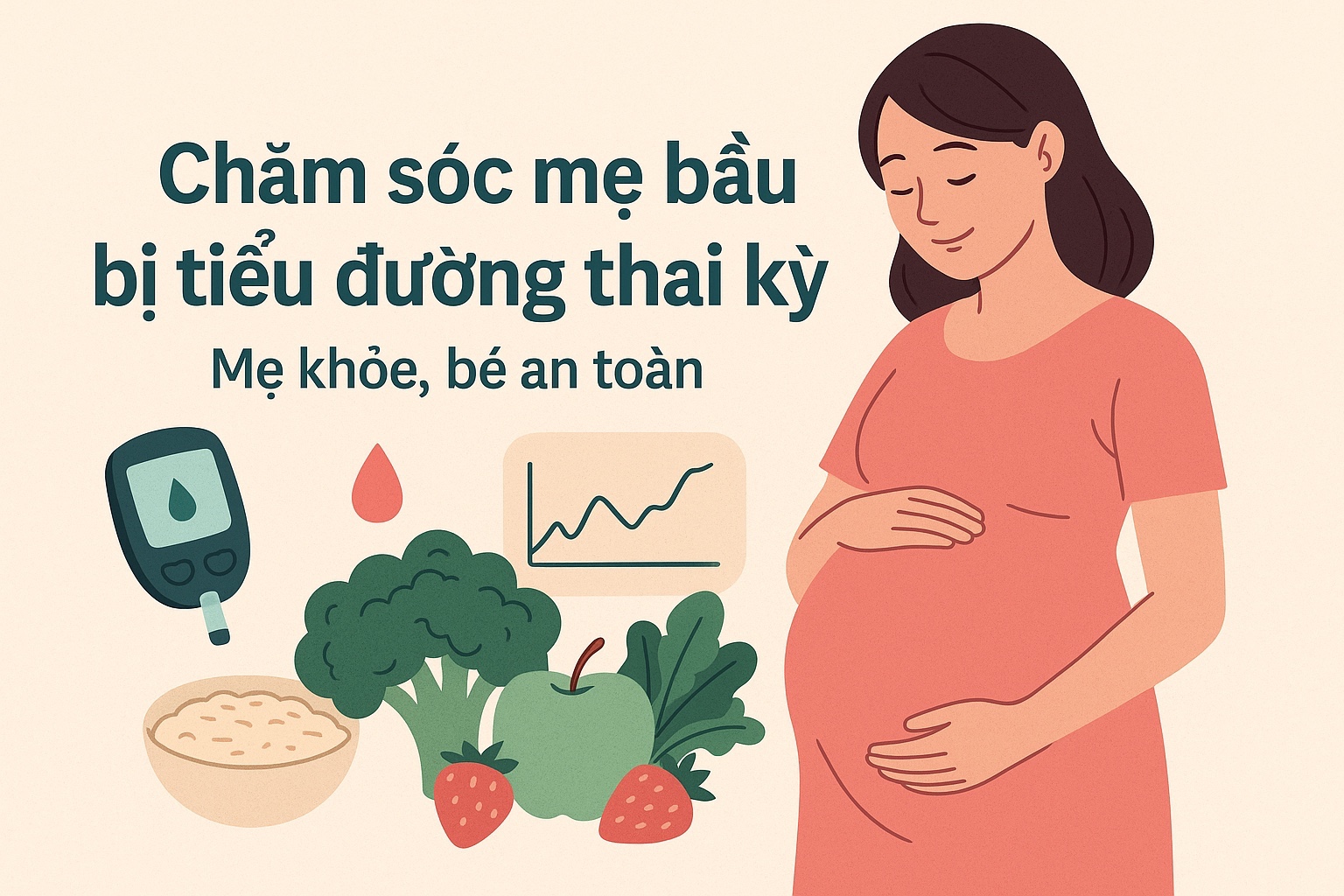 Chăm Sóc Mẹ Bầu Bị Tiểu Đường Thai Kỳ: Nguyên Nhân, Cách Phòng Tránh và Hướng Dẫn Chăm Sóc Đúng Cách
