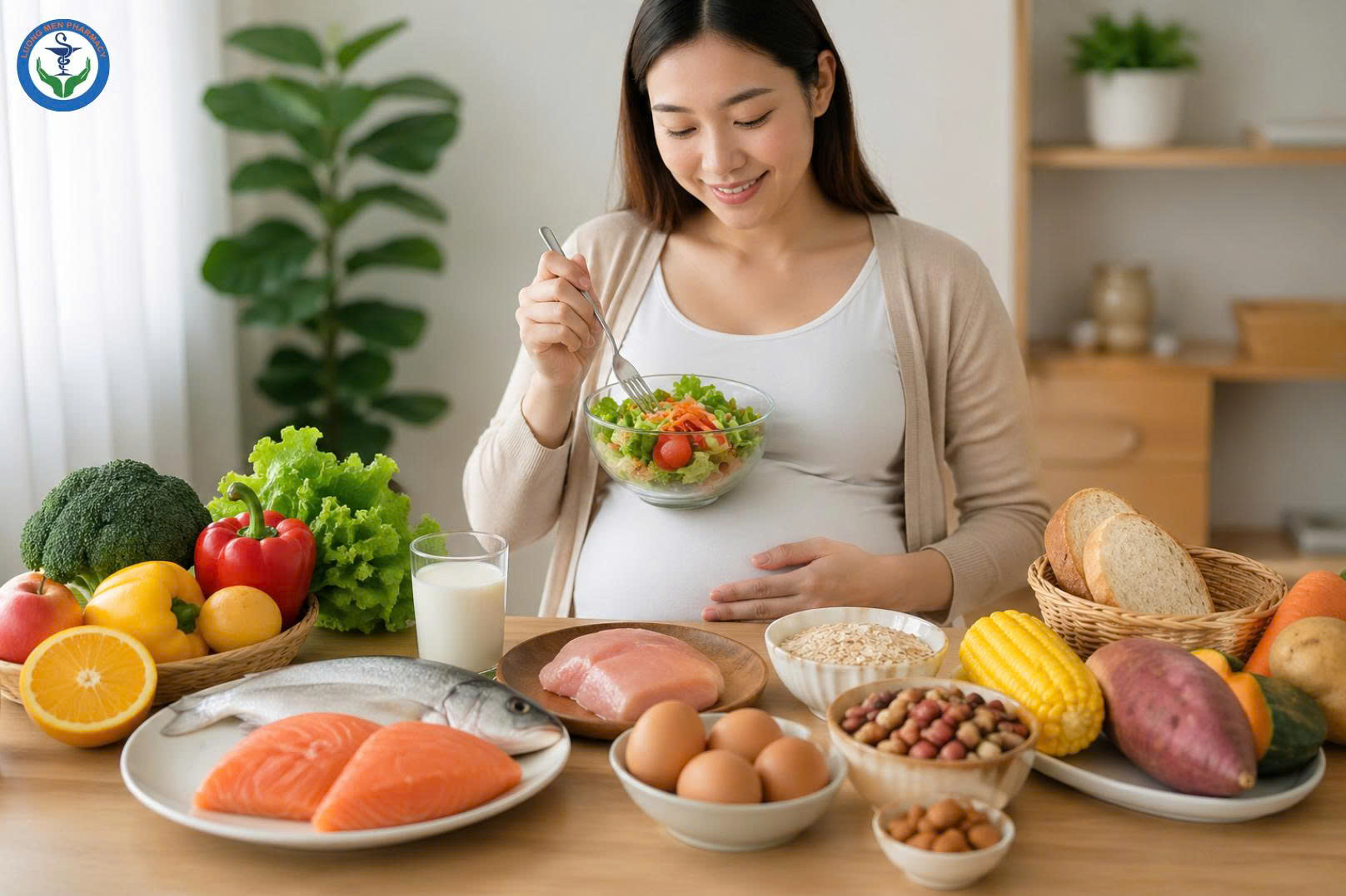 Tháng đầu nên ăn gì để con phát triển tốt?