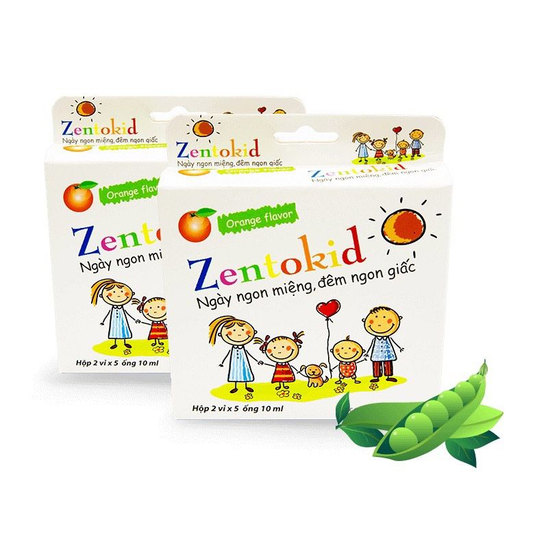 ZENTOKID- siro tăng cảm giác ăn ngon miệng, bồi bổ cơ thể và tăng cường sức khỏe (hộp 10 ống *10ml)