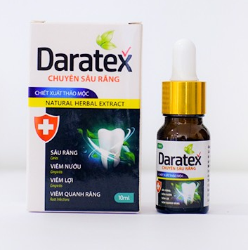 Chấm đau sâu răng DARATEX chiết xuất thảo dược (hộp 10ml)