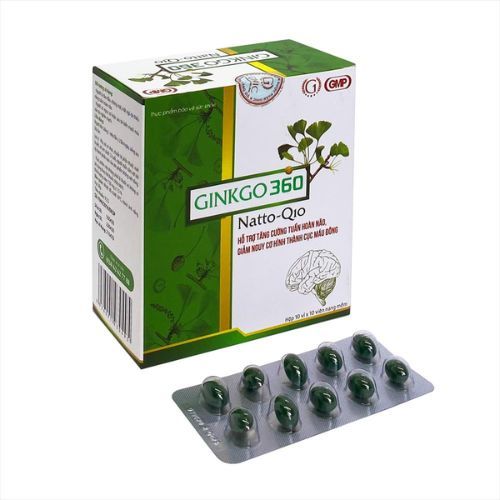 Bổ não Ginkgo 360 natto (hộp 100 viên)