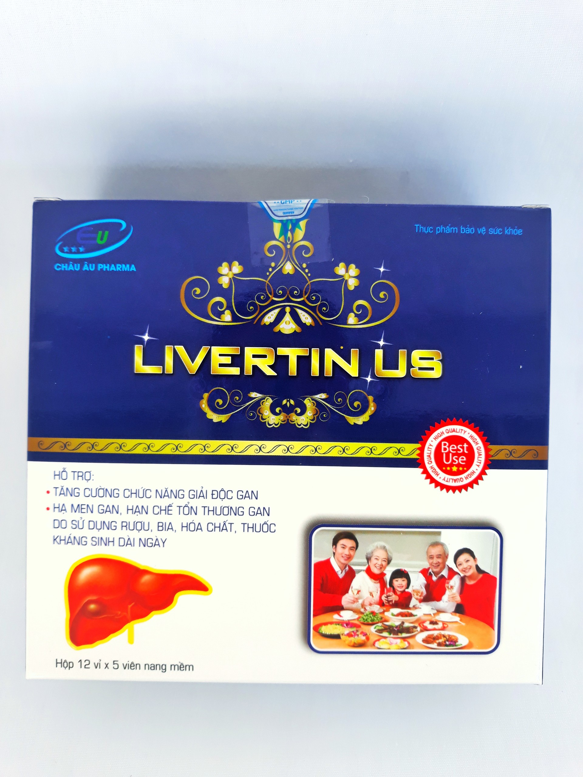 Livertin US - Viên uống bổ gan (hộp 60 viên)