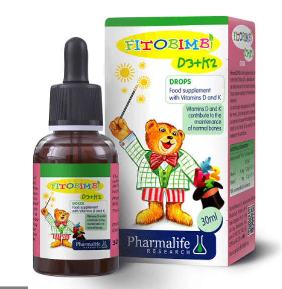 Fitobimi D3+K2 – Hỗ trợ hấp thu canxi cho trẻ nhỏ