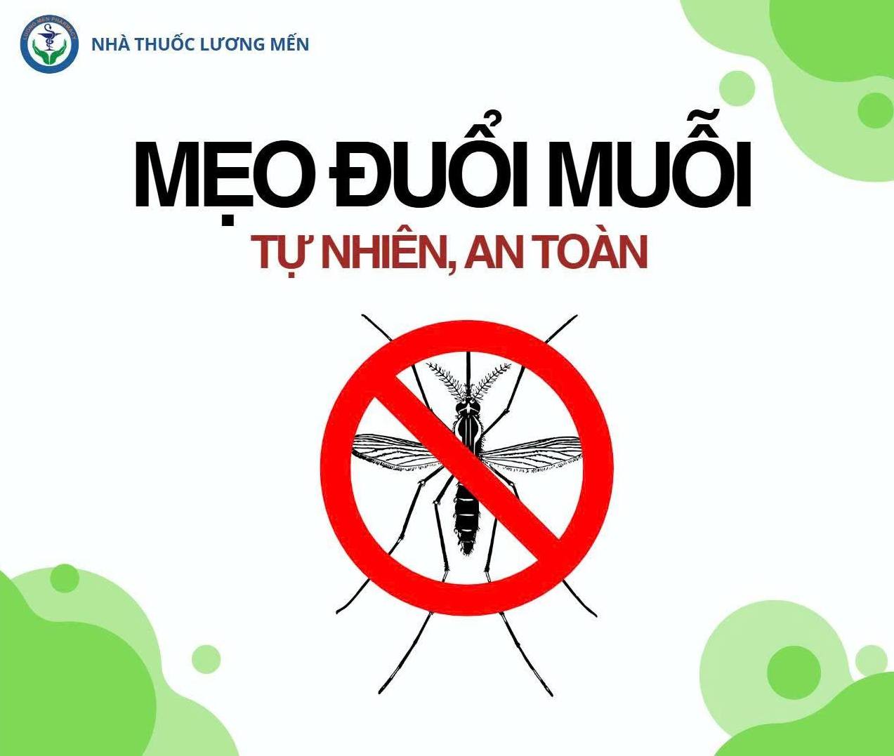 Mẹo đuổi muỗi an toàn, hiệu quả