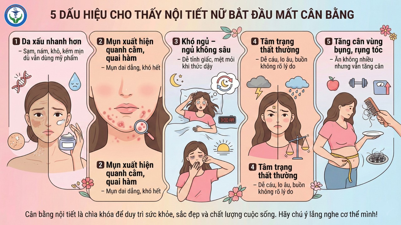 NỘI TIẾT NỮ LÀ GÌ? VÌ SAO PHỤ NỮ SAU 30 TUỔI DỄ “XUỐNG SẮC”?