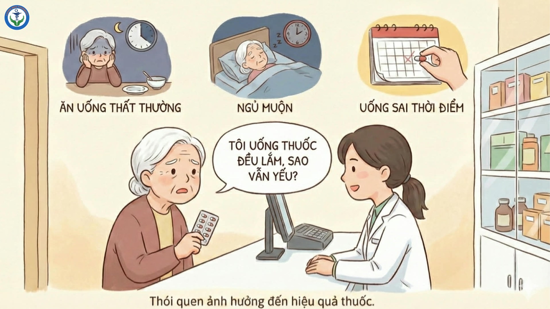 Uống thuốc đều lắm, sao người vẫn yếu?