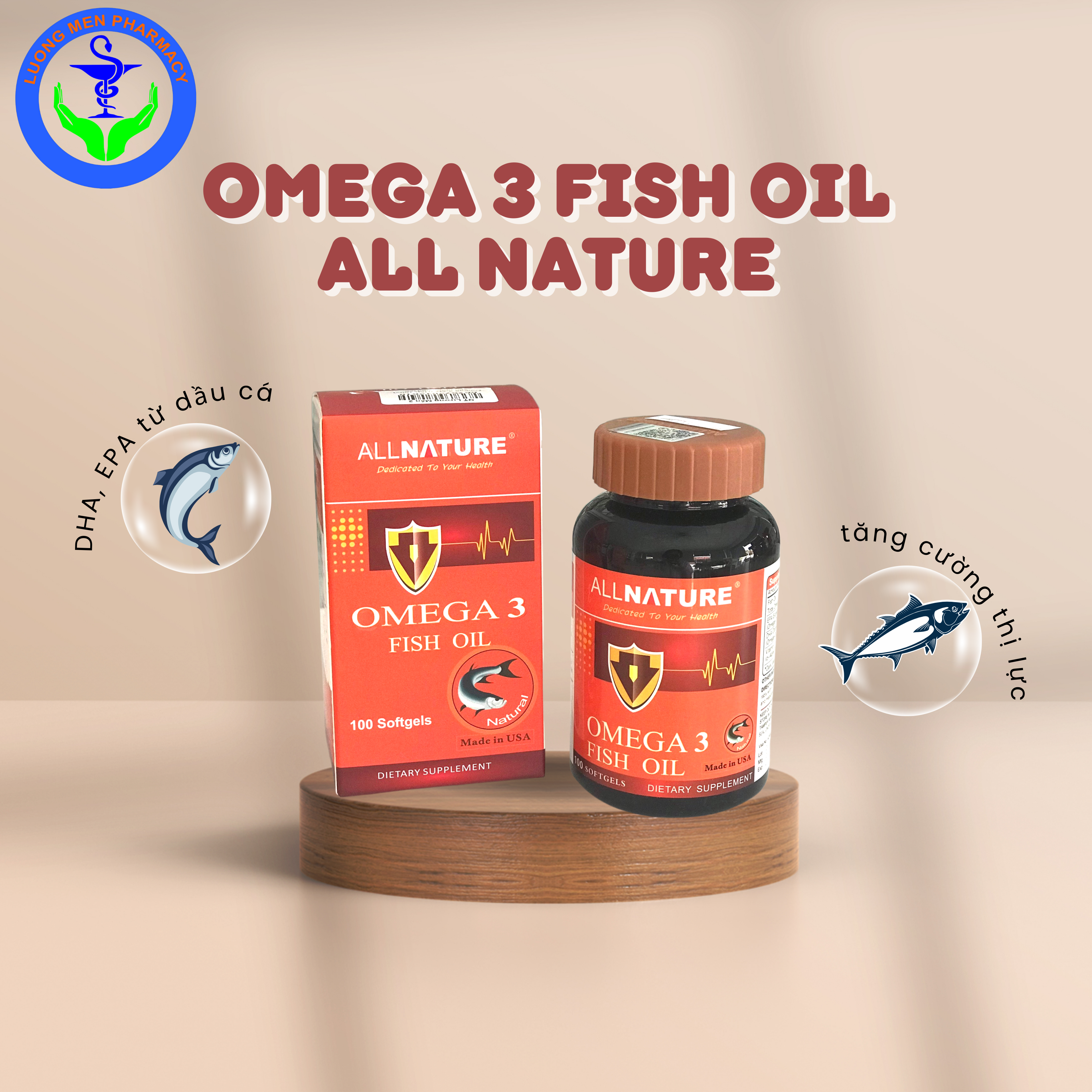 Omega 3 Fish Oil All Nature